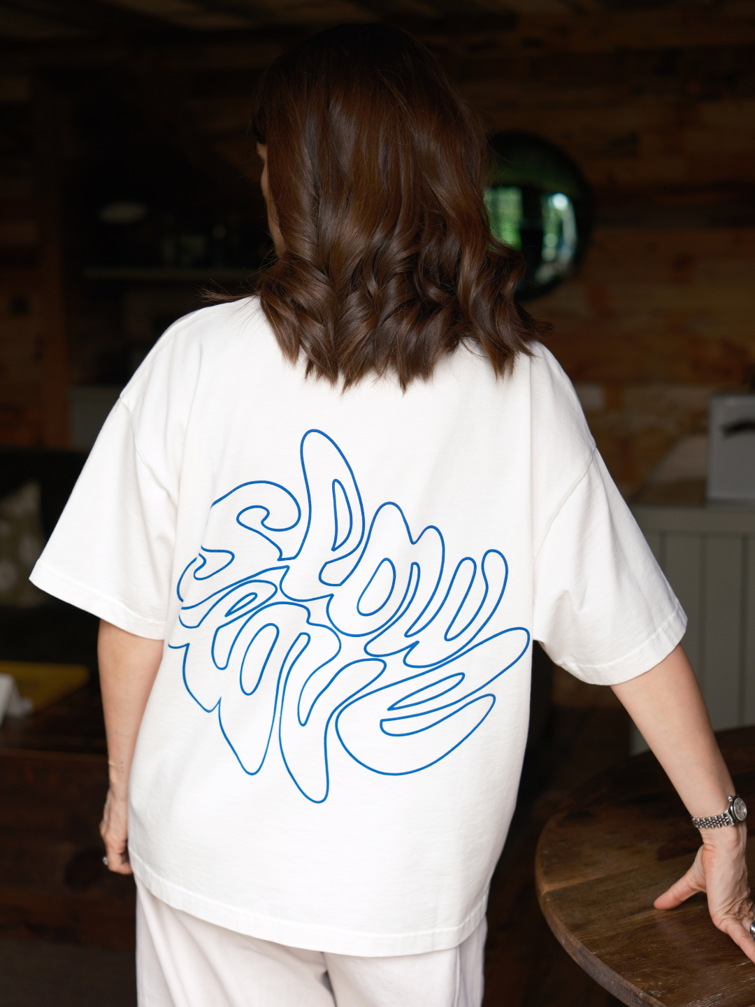 Premium Psychedelic oversized t-shirt featuring heavyweight organic cotton and a modern boxy fit.